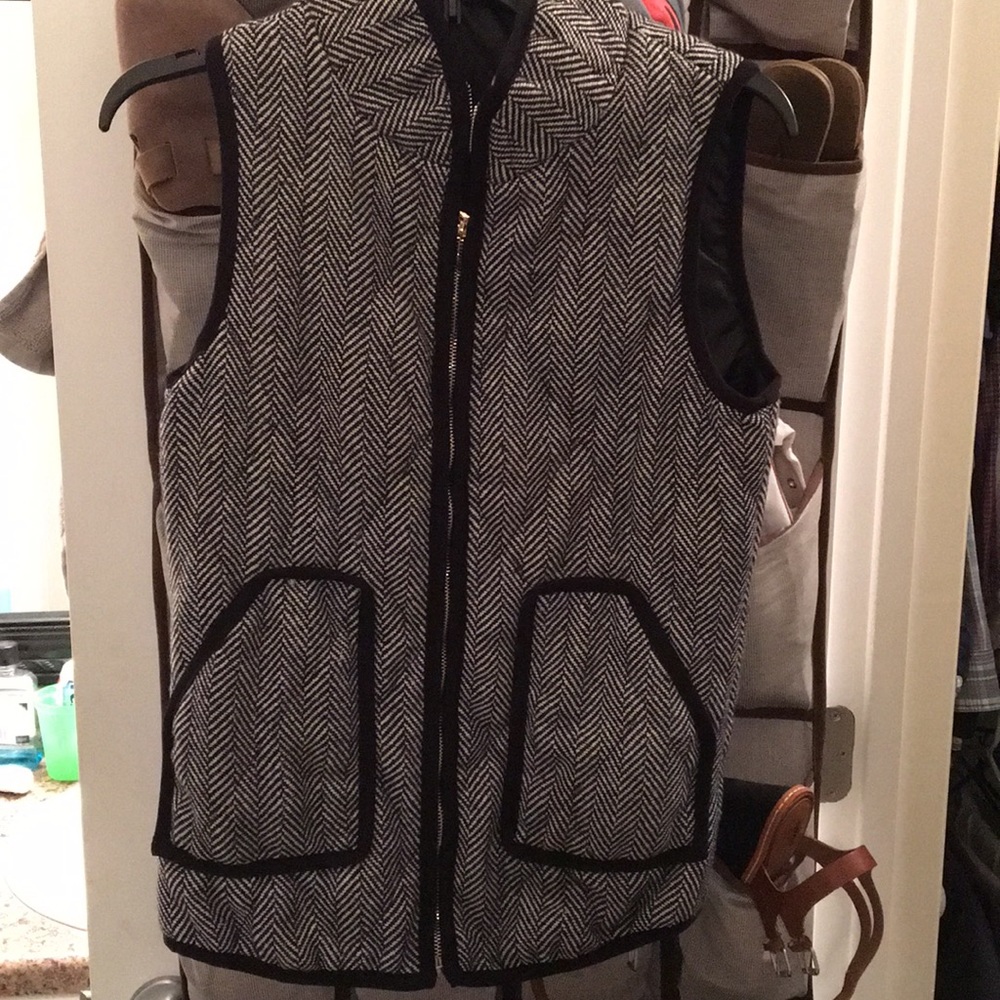 herringbone vest